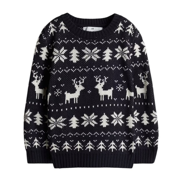 New H&M Jacquard Knit Sweater - Picture 1 of 2